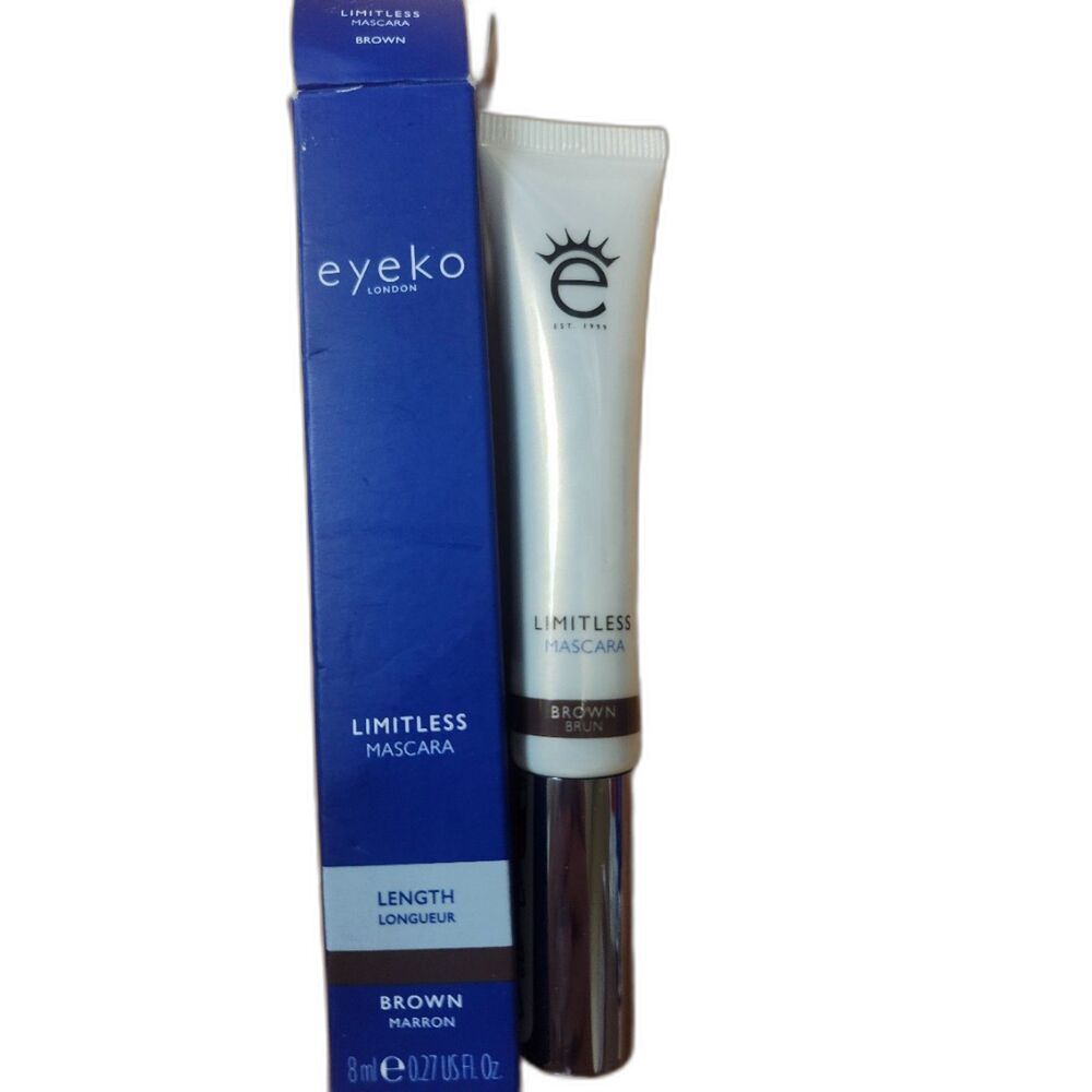 Eyeko Limitless Lengthening Mascara - Shade: Brown (New in Box)
